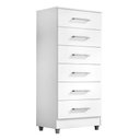 Ver imagem 3 de Cômoda 6 gavetas - Branco Helena