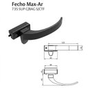 Ver imagem 4 de Fecho Maxim-Ar Alavanca Udinese FEC009 735D Suprema Preto s/ Ctf