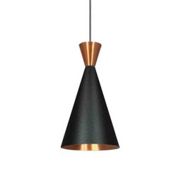 Pendente Taj Mahal Preto Fosco/Cobre 15,5X29CM 3062 - 1