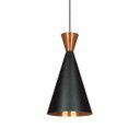 Ver imagem 1 de Pendente Taj Mahal Preto Fosco/cobre 15,5x29cm 3062