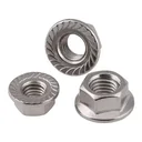 Ver imagem 2 de Porca Sextavada M10 Din 6923 Flange Serrilha Geomet - 1000un