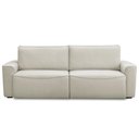 Ver imagem 2 de Sofá 3 Lugares Retrátil Reclinável para Sala de Estar 210cm Odilon F04 Linho Creme - Lyam Decor
