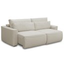 Ver imagem 6 de Sofá 3 Lugares Retrátil Reclinável para Sala de Estar 210cm Odilon F04 Linho Creme - Lyam Decor