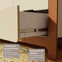 Ver imagem 7 de Guarda-Roupa Closet Infantil com 6 Gavetas e Cabideiro 100% MDF Olívia Bege/Off White/Castanho