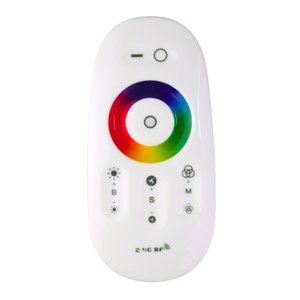 Controle Touch Screen Led Rgb Wireless Branco 12v-24v