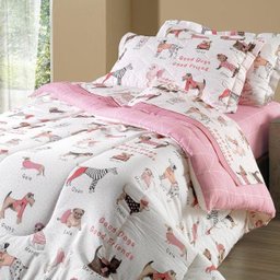 Edredom Solteiro Karsten Mary Jane Percal 180 Fios - Allegra - 3 Edredom Solteiro Karsten Mary Jane Percal 180 Fios - Allegra - 3