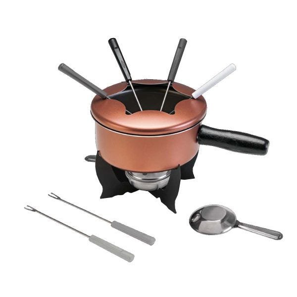 Conjunto Para Fondue 10 Peças Com 6 Garfos Inox Brinox - 2