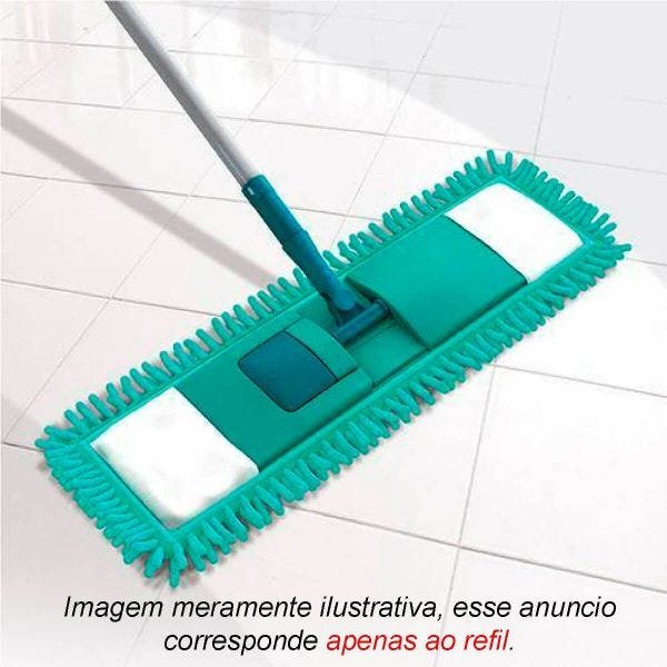 Refil Mop Flat Microfibra Tira Pó Original Flashlimp - 3