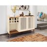 Aparador Buffet Arcade 2 Portas Nature/Off White Mobler - 1