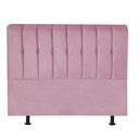 Ver imagem 2 de Cabeceira Estofada Kiara 160cm Queen Size Box Quarto Suede Rosa Bebê - Gat Magazine