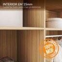 Ver imagem 5 de Roupeiro Barcelona MDF 2 Portas de Correr 177x235,5cm Carvalho/Off White 250709