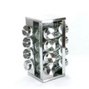 Ver imagem 3 de Porta Temperos E Condimentos Giratório Em Metal 16 Recipientes
