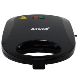 Sanduicheira e Grill Elétrica 110v 127v 750w Dupla Antiaderente Amvox Ams 370 New Preta - 2 Sanduicheira e Grill Elétrica 110v 127v 750w Dupla Antiaderente Amvox Ams 370 New Preta - 2