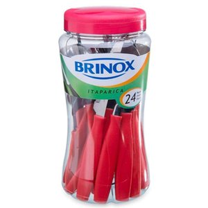 Faqueiro 24 Peças - Itaparica - Vermelho