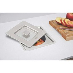 Lixeira de Embutir Tramontina Clean Square Aço Inox com Balde Plástico 5l 94518/205 - 3