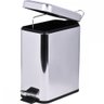 Lixeira Retangular Slim Aco Inox 5l - Kala - 1