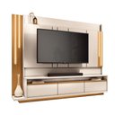 Ver imagem 1 de Estante de Tv 75 Pol 240cm Fany Off White-cinamomo H01 - Drossi
