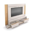 Ver imagem 7 de Estante de Tv 75 Pol 240cm Fany Off White-cinamomo H01 - Drossi