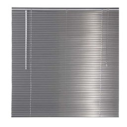 Persiana Horizontal em Alumínio 25MM 1,80larg X 1,40alt Cinza Metálica - 1