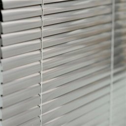 Persiana Horizontal em Alumínio 25MM 1,80larg X 1,40alt Cinza Metálica - 2