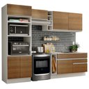 Ver imagem 3 de Armário de Cozinha Completa 270cm Branco/Rustic Jade Madesa 09