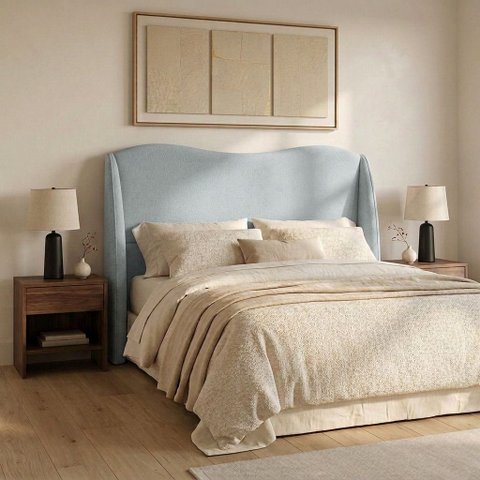 Cabeceira Cama Box Queen 160 cm Vivace Bouclê B05 - D'Rossi
