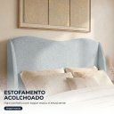 Ver imagem 2 de Cabeceira Cama Box Queen 160 cm Vivace Bouclê B05 - D'Rossi