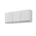 Ver imagem 3 de Armário Aéreo de Cozinha Calela 120cm 3 Portas MDP Branco AJL Móveis