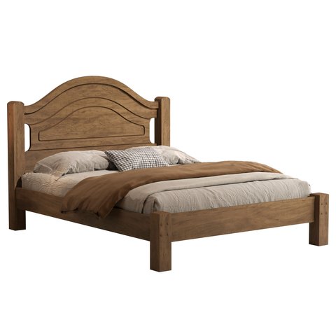 Cama Casal Isis 100% Mdf para Colchão -super Reforçada -basoto C/ Colchão Casal D23 Gazin:castanho