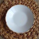 Ver imagem 4 de Jogo 12 Pratos Fundos Borda de Bambu 24cm 1ª Linha Scalla