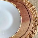 Ver mais imagens de Jogo 12 Pratos Fundos Borda de Bambu 24cm 1ª Linha Scalla