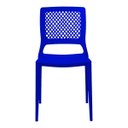 Ver imagem 3 de Cadeira Empilhável Vênus Azul Bic em Polipropileno Acrilys