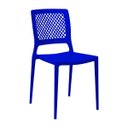 Ver imagem 1 de Cadeira Empilhável Vênus Azul Bic em Polipropileno Acrilys