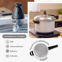 Ver imagem 5 de Panela de Pressão Brinox Ceramic Life Super Gris 5,4L Indução