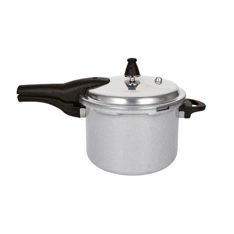 Panela de Pressão Brinox Ceramic Life Super Gris 5,4L Indução