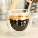 Ver imagem 2 de Clear Xícara Café 6x7x7cm 80ml Borosilicato Transp Parede Dupla