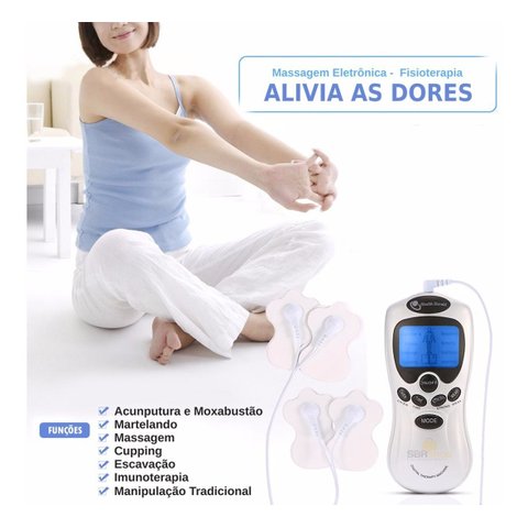 Eletroestimulador Fisioterapia Tens & Fez Acupuntura Digital