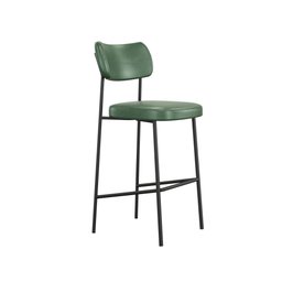 Kit 02 Banquetas Alta Melissa Bar Cozinha Verde Musgo - 6