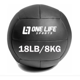 Wall Ball 8 Kg Couro P Medicine Funcional Slam Ball - 1