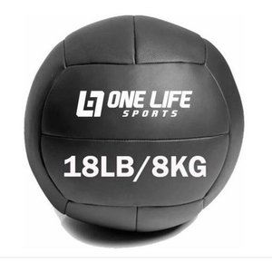 Wall Ball 8 Kg Couro P Medicine Funcional Slam Ball