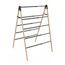 Ver imagem 1 de Varal Triangular 5 Andares em Bambu com Hastes Metálicas