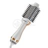 Prancha Profissional Quanta Escova Secadora 220v 2 em 1 Antifrizz Branco e Dourado Qtes5900 Alisador - 3