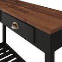 Ver imagem 6 de Aparador de Madeira Maciça com 2 Gavetas Preto