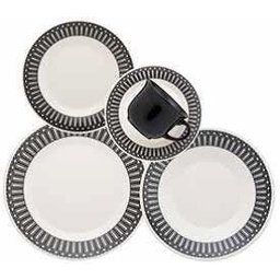 Aparelho de Jantar e Chá 20 Peças Cerâmica Oxford Actual Nativa - 1