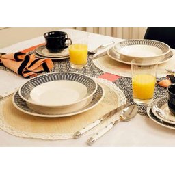 Aparelho de Jantar e Chá 20 Peças Cerâmica Oxford Actual Nativa - 2