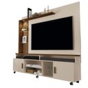 Ver imagem 3 de Home Tv 65 Polegadas Ocean 184x200x45cm 6 Rodizios Led:offwhitecanela