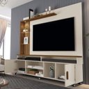 Ver imagem 2 de Home Tv 65 Polegadas Ocean 184x200x45cm 6 Rodizios Led:offwhitecanela