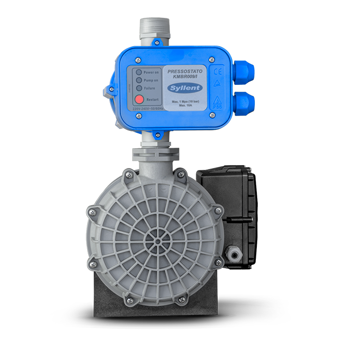 Pressurizador Agua Syllent Pressostato 1,5CV 220V - 3