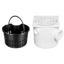 Ver imagem 1 de Caixa Sifonada 250X250X75/100 Quadrada com Grelha e Cesto