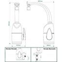 Ver imagem 5 de Torneira Elétrica Touch Prima Zagonel Parede/bancada Branca - 110v